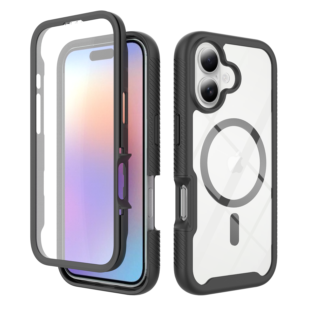 New Solid Color Starry Sky Hard Case for iPhone 17 Pro Max/16 Pro Max/15 - Top View