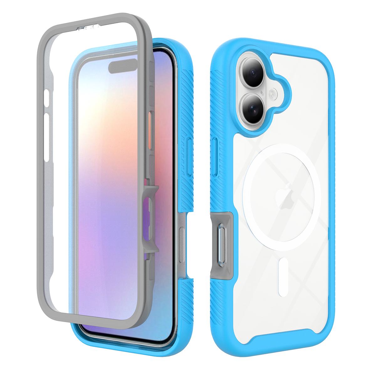 New Solid Color Starry Sky Hard Case for iPhone 17 Pro Max/16 Pro Max/15 - Back View